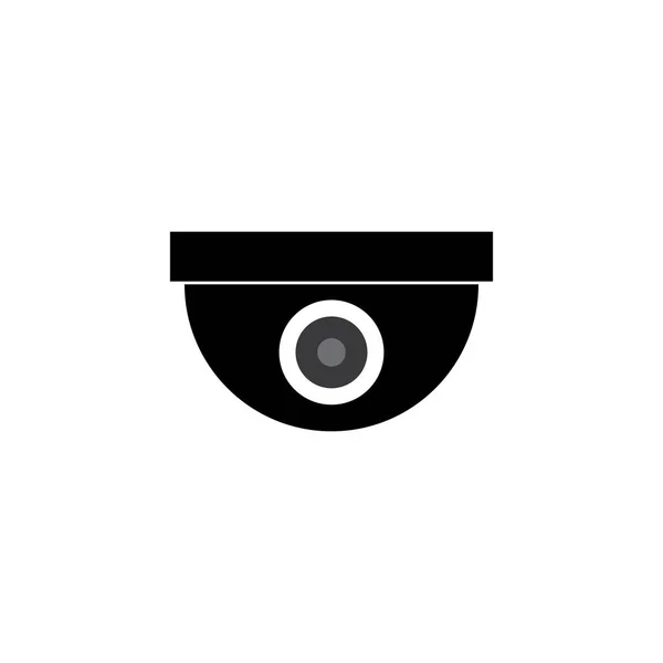 Відеоспостереження Шаблон Логотипу Векторний Дизайн Піктограми — стоковий вектор