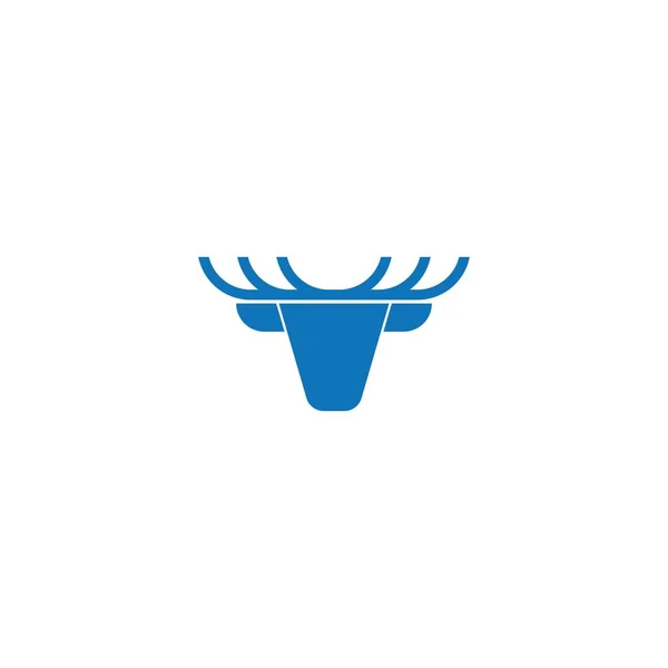 Diseño Icono Vector Plantilla Logotipo Cuerno — Vector de stock