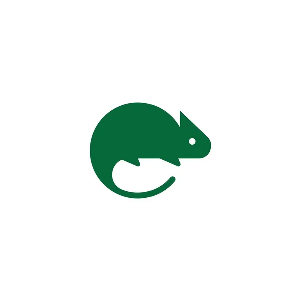 Ikona Logo Wektora Jaszczurki — Wektor stockowy