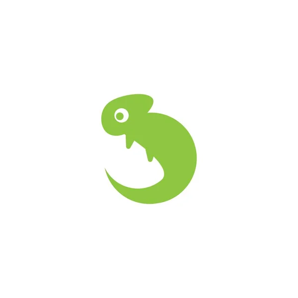 Ikona Logo Wektora Jaszczurki — Wektor stockowy
