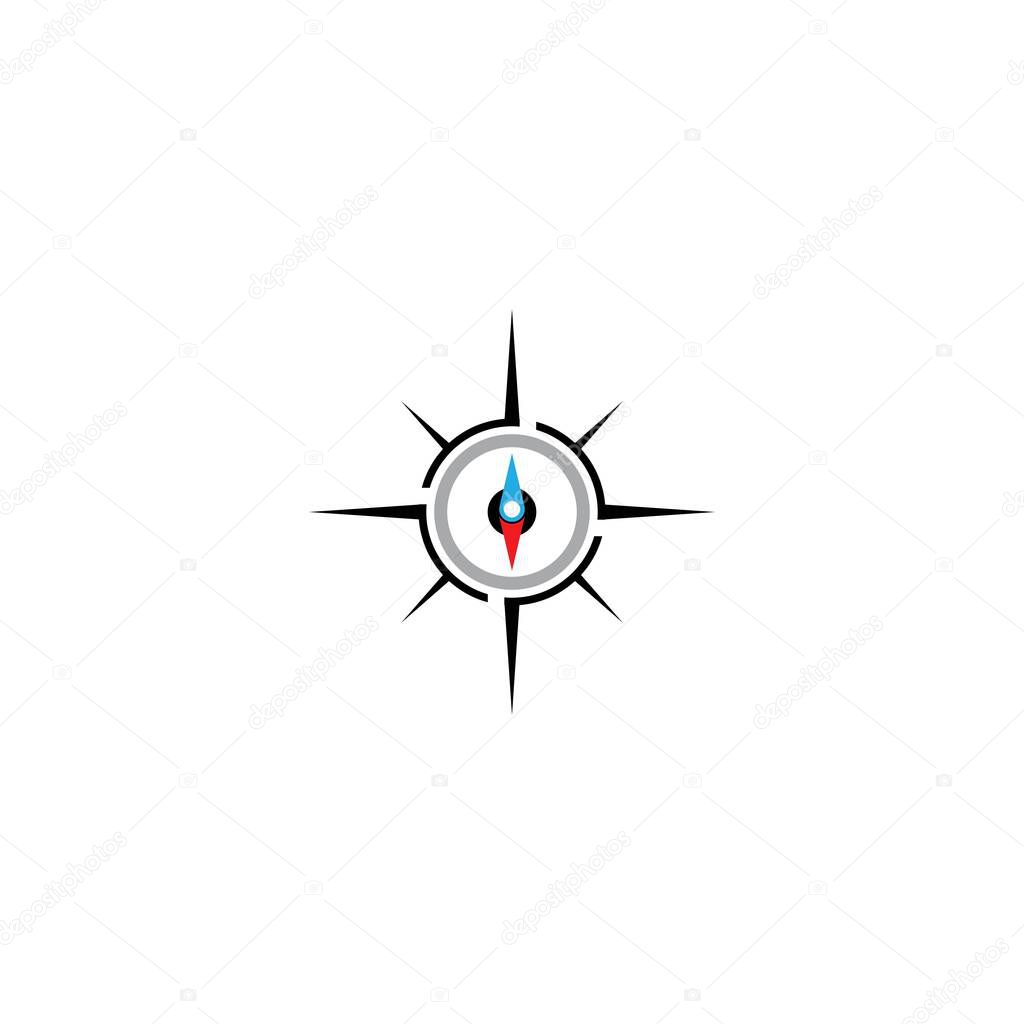 Compass logo template vector icon design