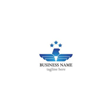 Kartal logo vektör simgesi