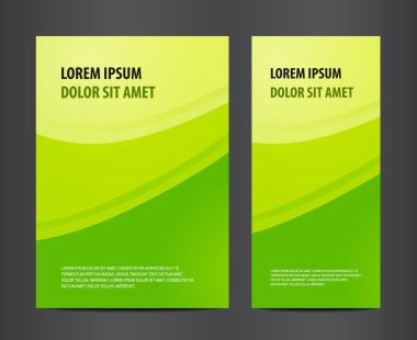 Broşür iş tasarım şablonu veya afiş