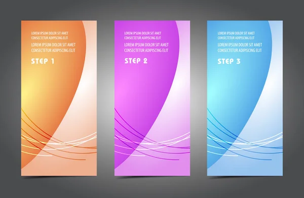 Επαγγελματική και σχεδιαστής πολύχρωμες κάρτες — Διανυσματικό Αρχείο