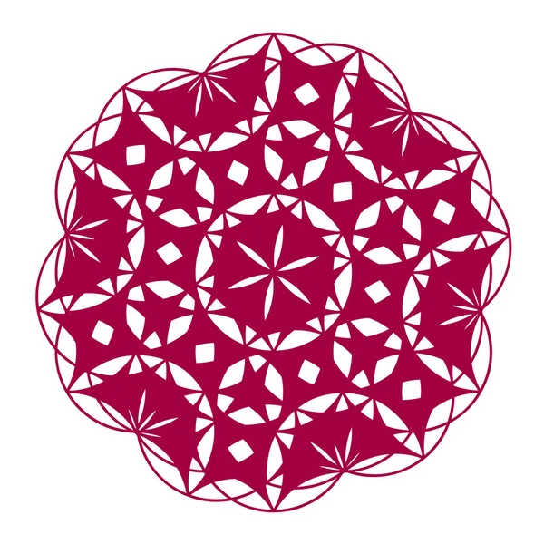 Mandala diseño abstracto — Vector de stock