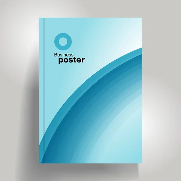 Stijlvolle vector presentatie voor zakelijke poster — Stockvector