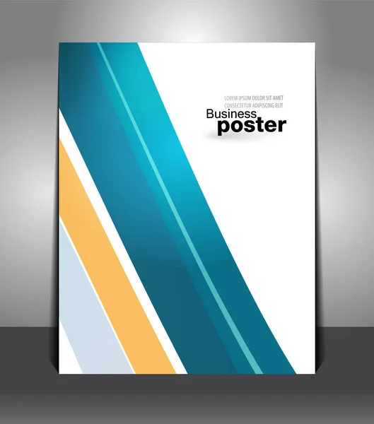 Presentatie Van Zakelijke Poster Flyer Ontwerp Inhoud Achtergrond Ontwerp Lay — Stockvector