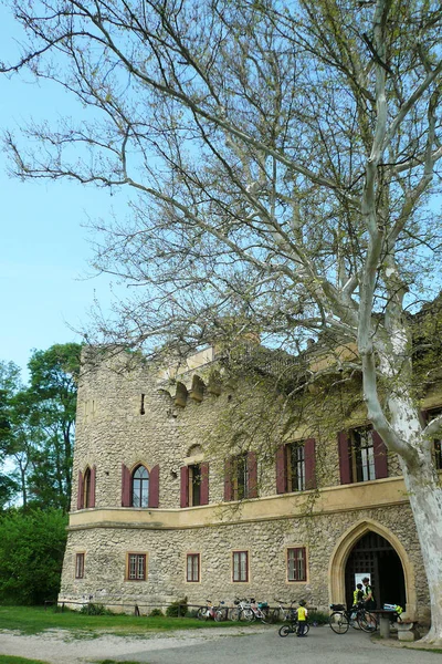 Januv hrad en LedniceValtice Paisaje cultural — Foto de Stock