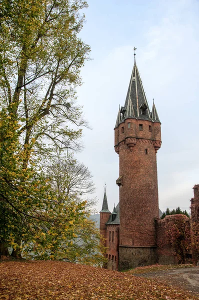 Castelo Vermelho em Hradec nad Moravici, República Checa — Fotografia de Stock