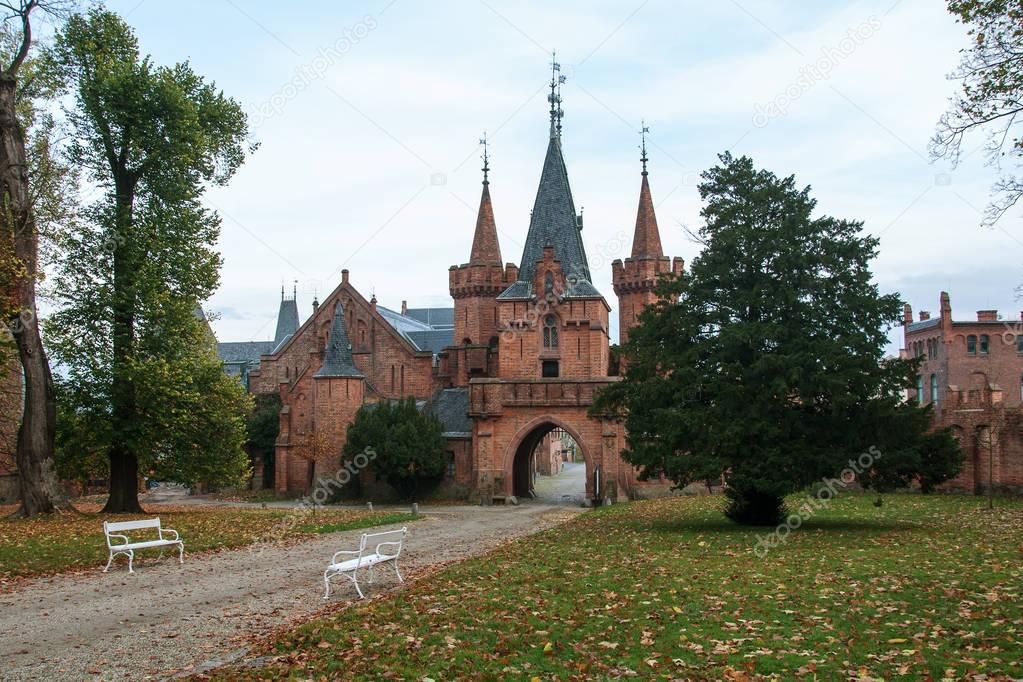 Red Castle in Hradec nad Moravici, Czech Republic