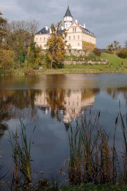 Eski ve tarihi kale Radun Çek Cumhuriyeti