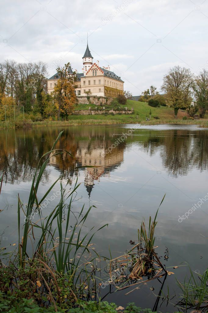 Old and historic castle Radun in Czech republic