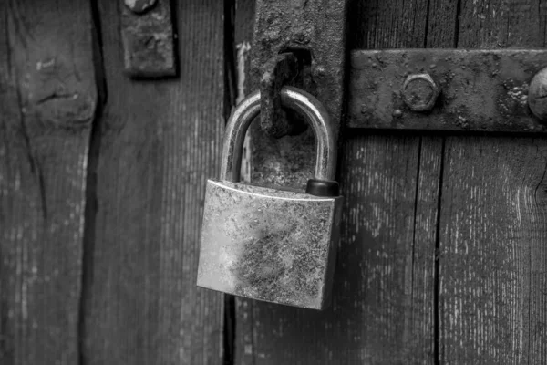 Old weathered lock — Stock Photo, Image