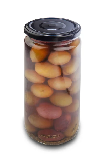 Siyah ve yeşil zeytin.