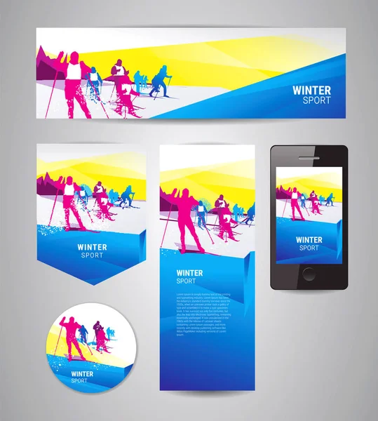 Kış spor afiş