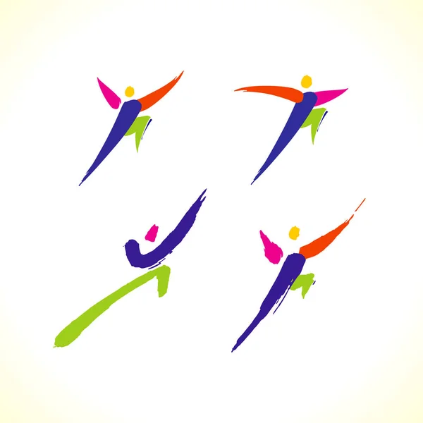 Vektör spor renkli çubuk şekli