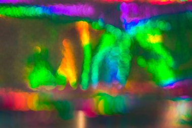 Neon ışıkları soyut pastel arka plan.