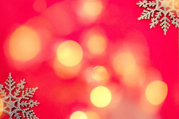 Rozmazané vánoční pozadí dekorace. — Stock fotografie