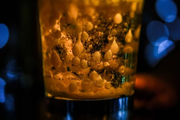 Burbujas abstractas de oro — Foto de Stock
