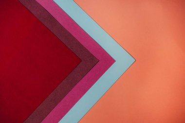 Geometrik Renkli Kağıt Arkaplanı