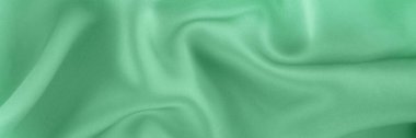 Yeşil ipek arkaplan.