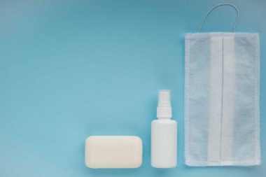 Coronavirus önleme seti.