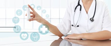 Gösterilen simgeleri ile krem tüp tıp doktor. Tıp kavramı