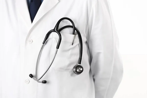 Doctor with stethoscope in pocket — Stock Photo, Image