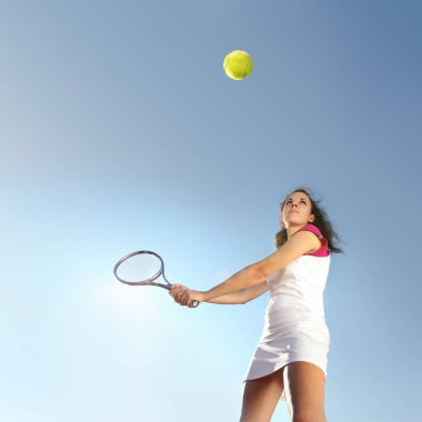 bir maç oyun sırasında gürültü ile tenis oyuncusu 