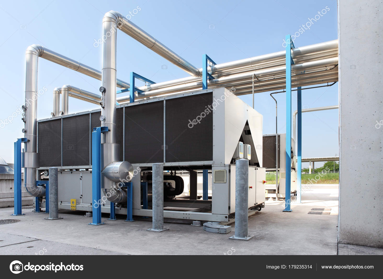 gran aire acondicionado, calefacción y refrigeración sistema c — Foto