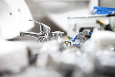 musluk ve tesisatçı Araçları'nda bir banyo, sıhhi tesisat tamir Servisi,