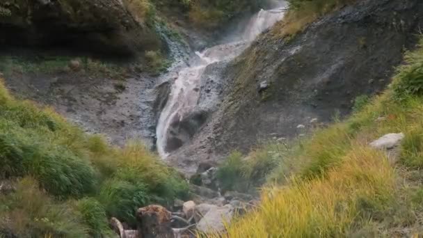 Paesaggio autunnale della regione di Kamchatka — Video Stock