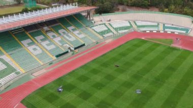 Stadyum Beroe Stara Zagora Bulgaristan havadan görünümü