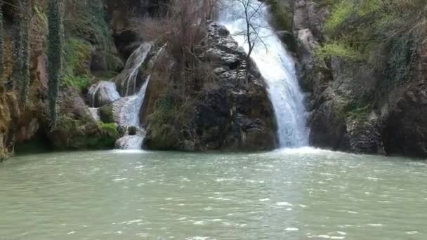 Hotnishki Waterfall Bulgaria East Europe — Stock Video