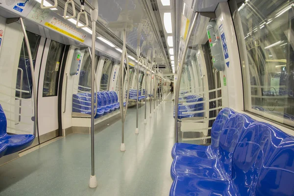 Interior Underground Carriage Stock Image