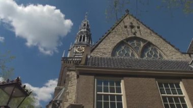 Oude Kerk Amsterdam güzel mimarisi