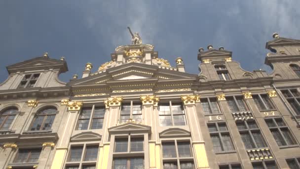 Gran Plaza del Mercado en Amberes — Vídeo de stock