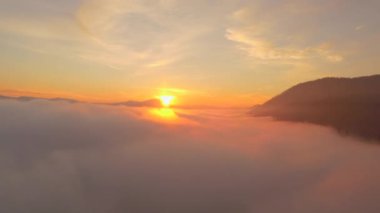 bulutlar güzel gündoğumu