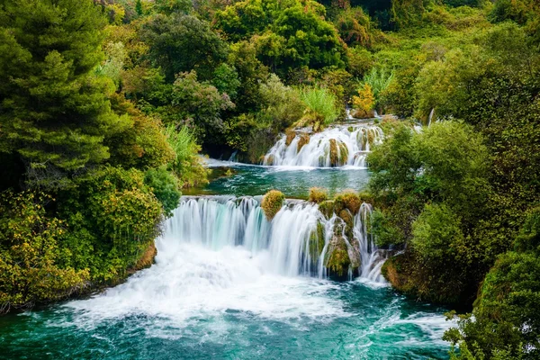 Şelale Milli Park Krka, Hırvatistan — Stok fotoğraf