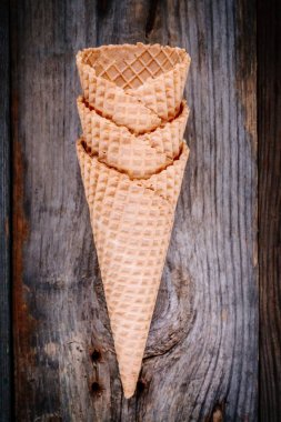 dondurma waffle koniler