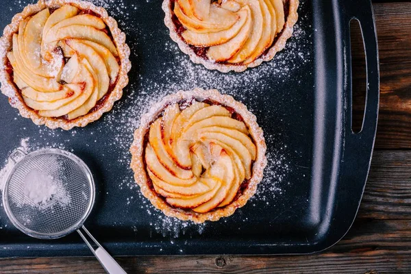 Традиційні пироги яблучні пироги — стокове фото