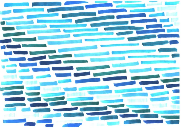 Вільний Абстрактний Фон Живими Матеріалами Візерунком Яскраво Блакитними Синіми Горизонтальними — стокове фото