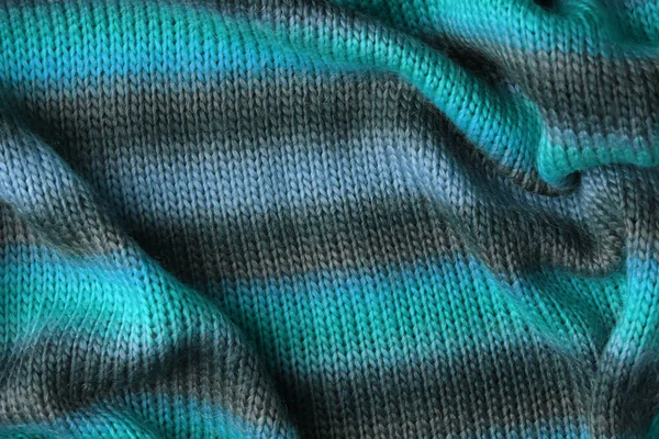 Pletená Textura Vzor Tkaniny Vlny Pozadí Kopírovat Prostor Ručně Vyrobený — Stock fotografie