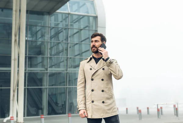 Businessman Walking City — Stock Photo, Image