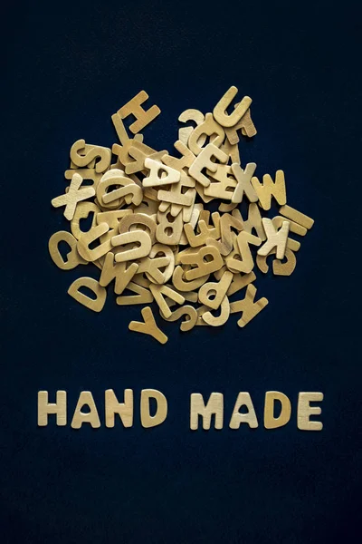Betűk Kézzel Készített Kártya — Stock Fotó