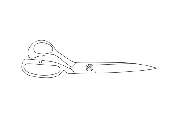 Відкриті Ножиці Різання Векторна Стокова Ілюстрація Eps10 — стоковий вектор