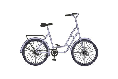 Retro motor. Eps10 vektör stok çizimi. el çizimi.