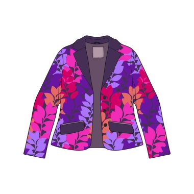 Beyaz arka plan üzerinde izole ceket