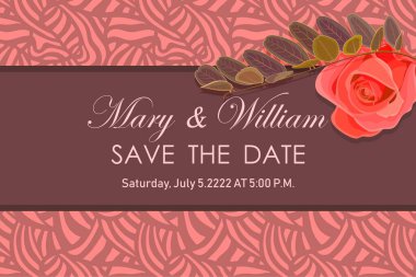 Şık dekoratif kart tasarımı