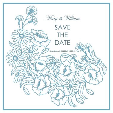 Şık dekoratif kart tasarımı